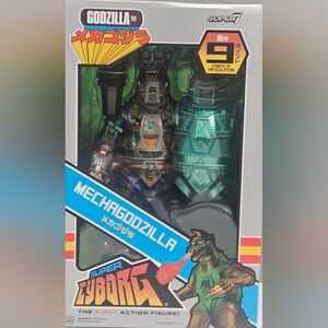 Godzilla Super Cyborg Toho Mechagodzilla 11" Toho Godzilla Action Figure Super7